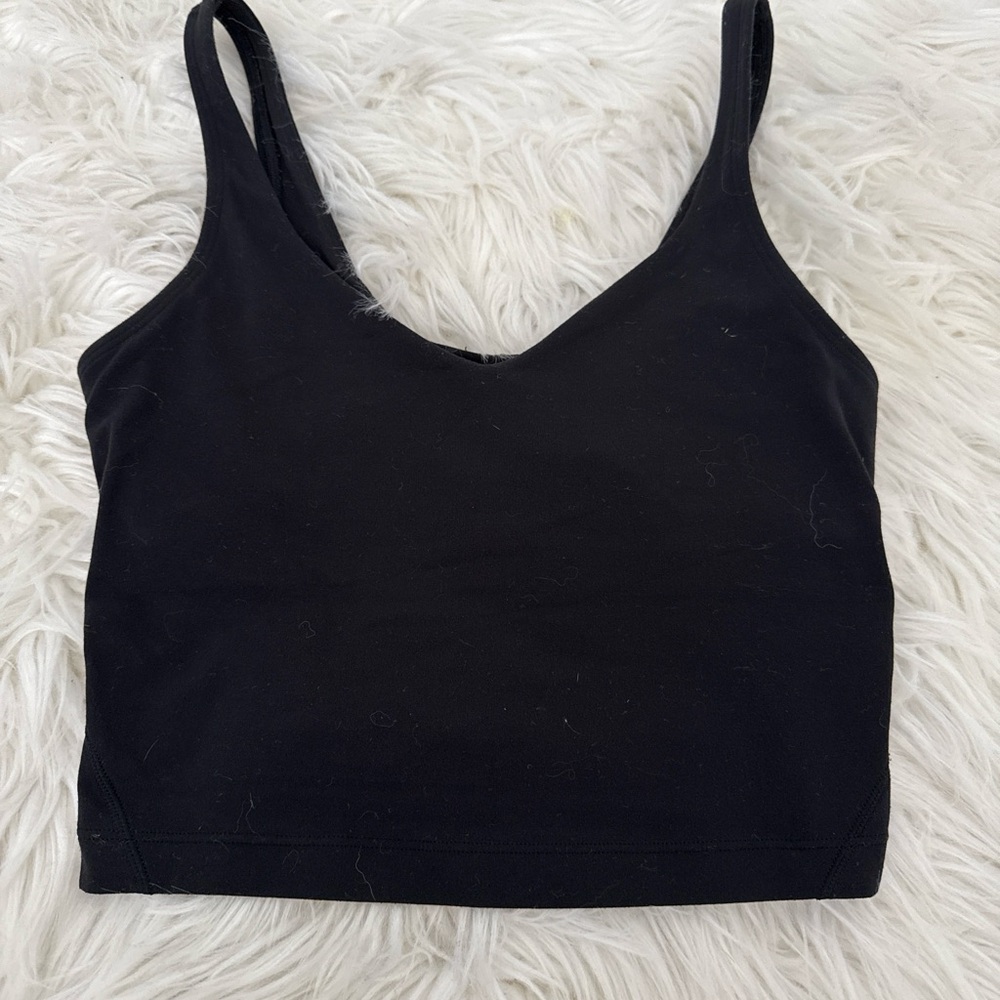 lululemon athletica Black Crop Align Tank